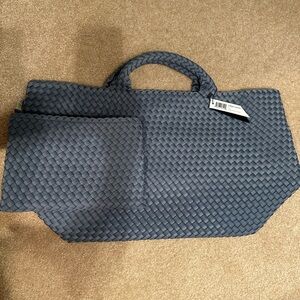 Naghedi Woven Blue Tote Bag